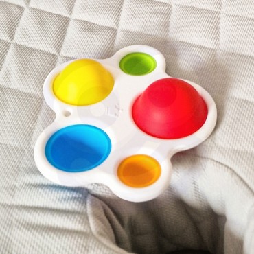 WOOPIE BABY sensorinis žaislas nuo streso dantukas POP IT Montessori