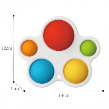 WOOPIE BABY sensorinis žaislas nuo streso dantukas POP IT Montessori