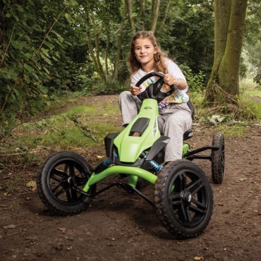 BERG Pedal Go Kart RALLY DRT GREEN BFR 4-12 metų iki 60 kg