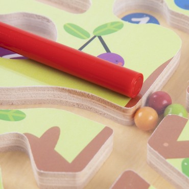TOOKY TOY Magnetinis vaismedžių labirintas, mokomasi skaičiuoti
