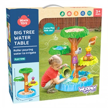 WOOPIE vandens staliukas 2in1 smėlio dėžė Happy Tree 8 priedai