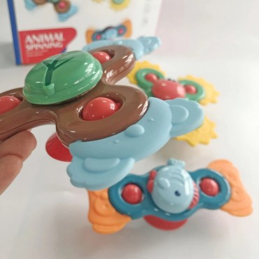 WOOPIE BABY Spiner lavinamasis sensorinis žaislas 3in1 Spalvingas