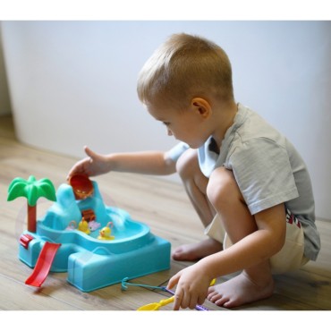 WOOPIE vandens staliukas 2in1 Žaidimo žvejybos krioklys 6 vnt.