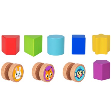 TOOKY TOY Mokomasis kubo rūšiuotojas labirintas, susipynęs gyvūnas