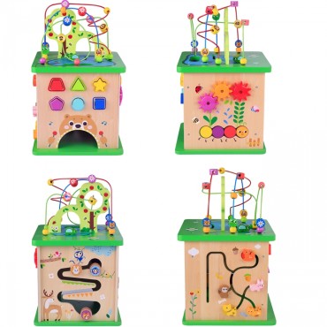 TOOKY TOY Mokomasis kubo rūšiuotojas labirintas, susipynęs gyvūnas