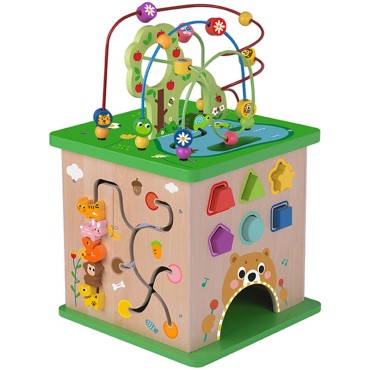 TOOKY TOY Mokomasis kubo rūšiuotojas labirintas, susipynęs gyvūnas