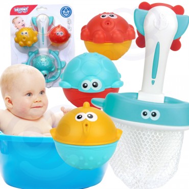 WOOPIE BABY žvejybos vonios rinkinys 4 vnt.