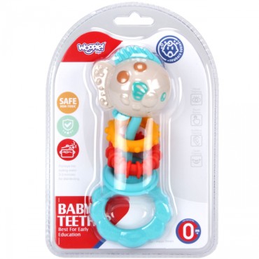 WOOPIE BABY sensorinis žaislas 2 viename barškučio dantukai