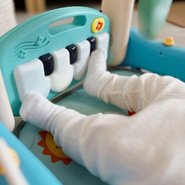 WOOPIE BABY kilimėlis su traukimo juosta 2in1 pianinu