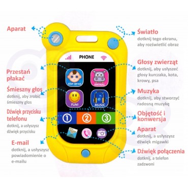 Interaktyvus mobilusis telefonas su garsais WOOPIE BABY