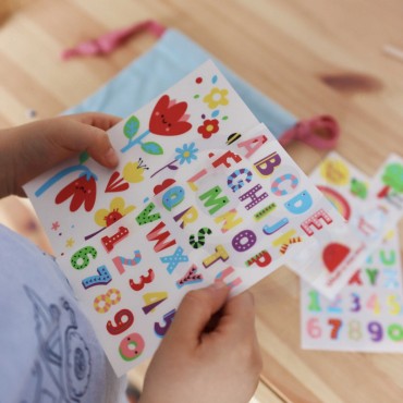 WOOPIE ART&FUN Creative Magic Bag + dekoravimo lipdukų rinkinys daugiau nei 109 vnt (5 vnt.)