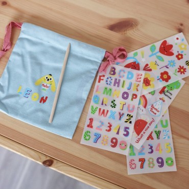 WOOPIE ART&FUN Creative Magic Bag + dekoravimo lipdukų rinkinys daugiau nei 109 vnt (5 vnt.)