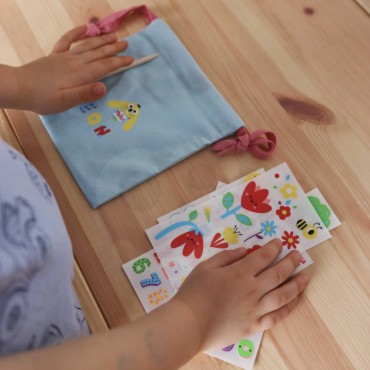 WOOPIE ART&FUN Creative Magic Bag + dekoravimo lipdukų rinkinys daugiau nei 109 vnt (5 vnt.)
