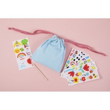 WOOPIE ART&FUN Creative Magic Bag + dekoravimo lipdukų rinkinys daugiau nei 109 vnt (5 vnt.)