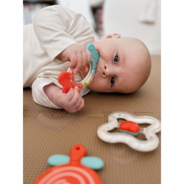 WOOPIE BABY Sensorinių barškučių dantukų rinkinys