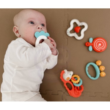WOOPIE BABY Sensorinių barškučių dantukų rinkinys