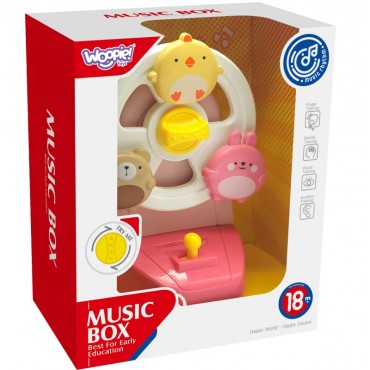 WOOPIE BABY Music Box Carousel Animals Mokomasis muzikinis žaislas