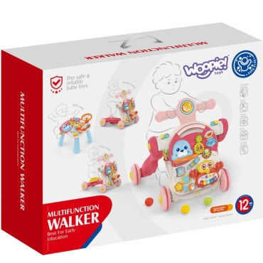 WOOPIE BABY stumdomas vaikštynėlis mokomasis stalo paspirtukas Ride On 4in1