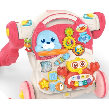 WOOPIE BABY stumdomas vaikštynėlis mokomasis stalo paspirtukas Ride On 4in1