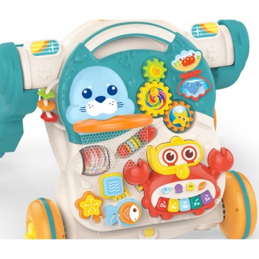 WOOPIE BABY stumdomas vaikštynėlis mokomasis stalo paspirtukas Ride On 4in1