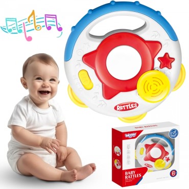 Interaktyvus tamburinis muzikinis žaislas WOOPIE BABY