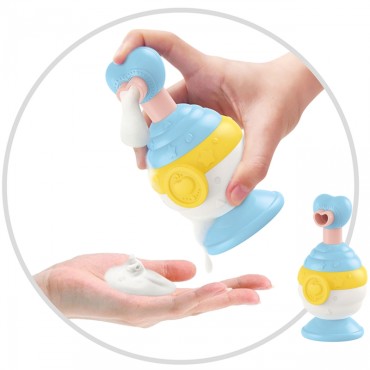 WOOPIE BABY vonios žaislų puodelis + antis + muilo dozatoriaus rinkinys