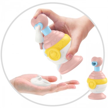 WOOPIE BABY vonios žaislų puodelis + antis + muilo dozatoriaus rinkinys