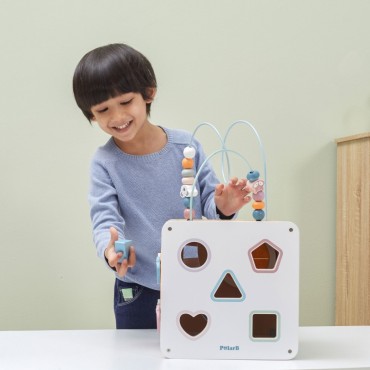 VIGA PolarB edukacinis kubas 8in1 veiklos kubas