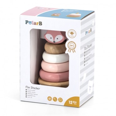 VIGA PolarB medinė edukacinė piramidė - Lisek
