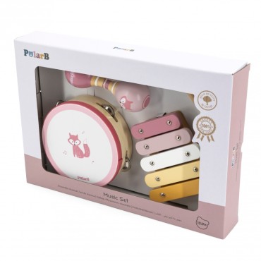VIGA PolarB muzikos instrumentų rinkinys Rožinė
