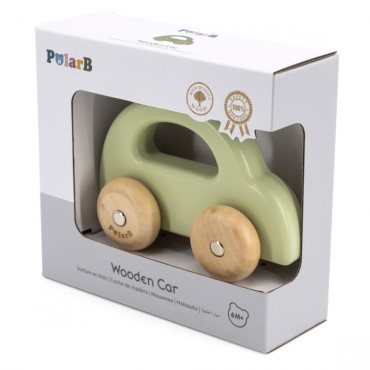 VIGA PolarB medinis stumiamas automobilis žalias