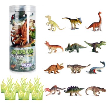 WOOPIE Dinozaurų figūrėlių rinkinys 18 vnt - 2 versija