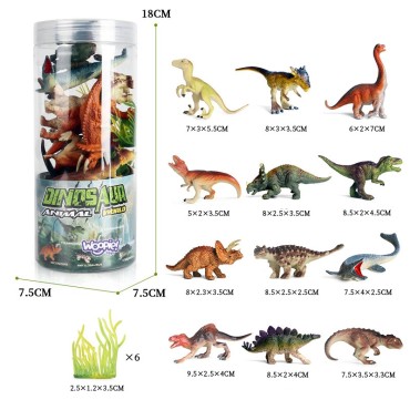 WOOPIE Dinozaurų figūrėlių rinkinys 18 vnt - 2 versija