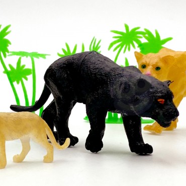 WOOPIE Safari Animals figūrėlių rinkinys 34 vnt.