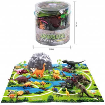 WOOPIE dinozaurų figūrėlių rinkinys 34 vnt.