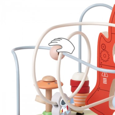 CLASSIC WORLD Mokomasis labirintas, susipynęs erdvės orbitos karoliukai 18m+ FSC