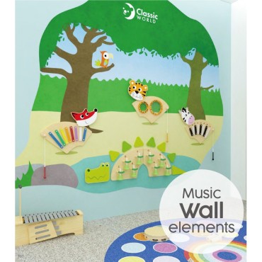 CLASSIC WORLD EDU muzikinė sieninė lenta LISEK
