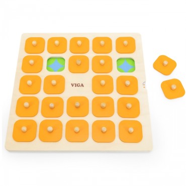 VIGA atminties žaidimas Atminties atspėk paveikslėlius 10 Montessori kortelių didelių