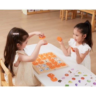 VIGA atminties žaidimas Atminties atspėk paveikslėlius 10 Montessori kortelių didelių