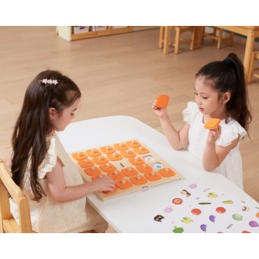 VIGA atminties žaidimas Atminties atspėk paveikslėlius 10 Montessori kortelių didelių