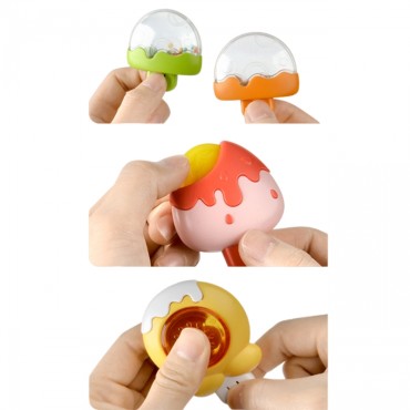 WOOPIE BABY Spinner Sensorinis žaislas Bitė Viščiukas Triušis Keičiamas 3 vnt.