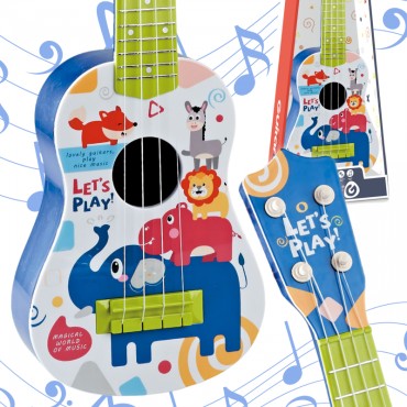 WOOPIE klasikinė gitara vaikams mėlyna 57cm