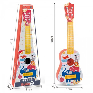 WOOPIE klasikinė gitara vaikams Raudona 57cm