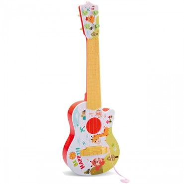 WOOPIE akustinė gitara vaikams Raudona 43 cm