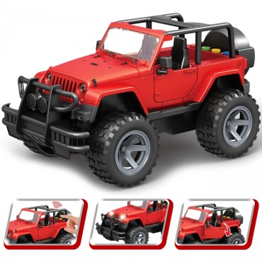 WOOPIE Jeep Auto visureigis su garsu ir šviesa