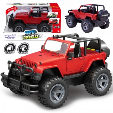 WOOPIE Jeep Auto visureigis su garsu ir šviesa