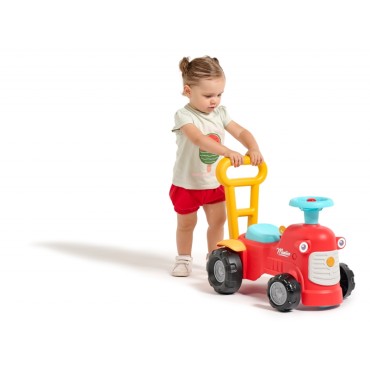 FALK Maurice Traktorius Ride-on Red Pushback Sandėliavimas nuo 1 metų