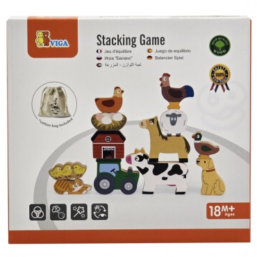 VIGA Stack Puzzle Ūkio gyvūnai