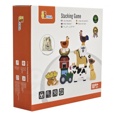 VIGA Stack Puzzle Ūkio gyvūnai
