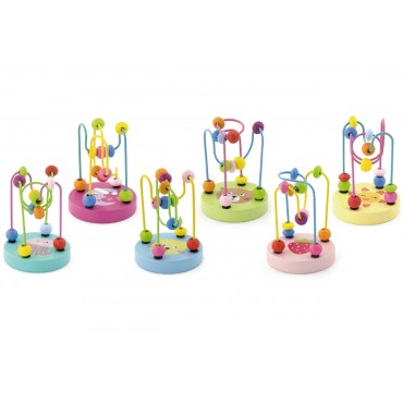 VIGA Wooden Handy Maze Interlace Motor Loop 1 vnt